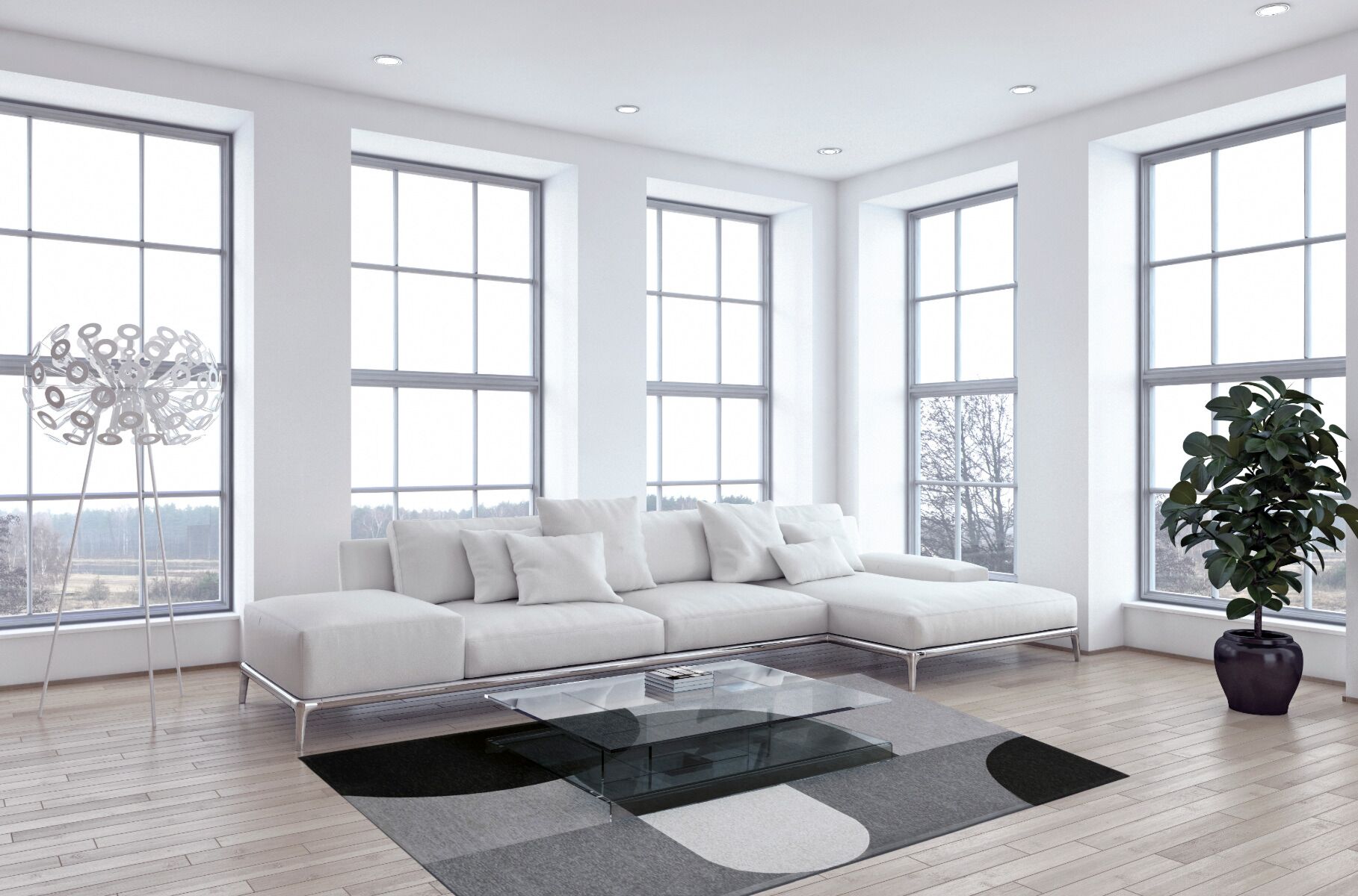 Rene Grey Easy Clean Carpet