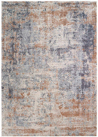 Nowoczesny dywan Rustic Beige z kolekcji Magic Home o przetartym wzorze w odcieniach beżu, szarości i miedzi.