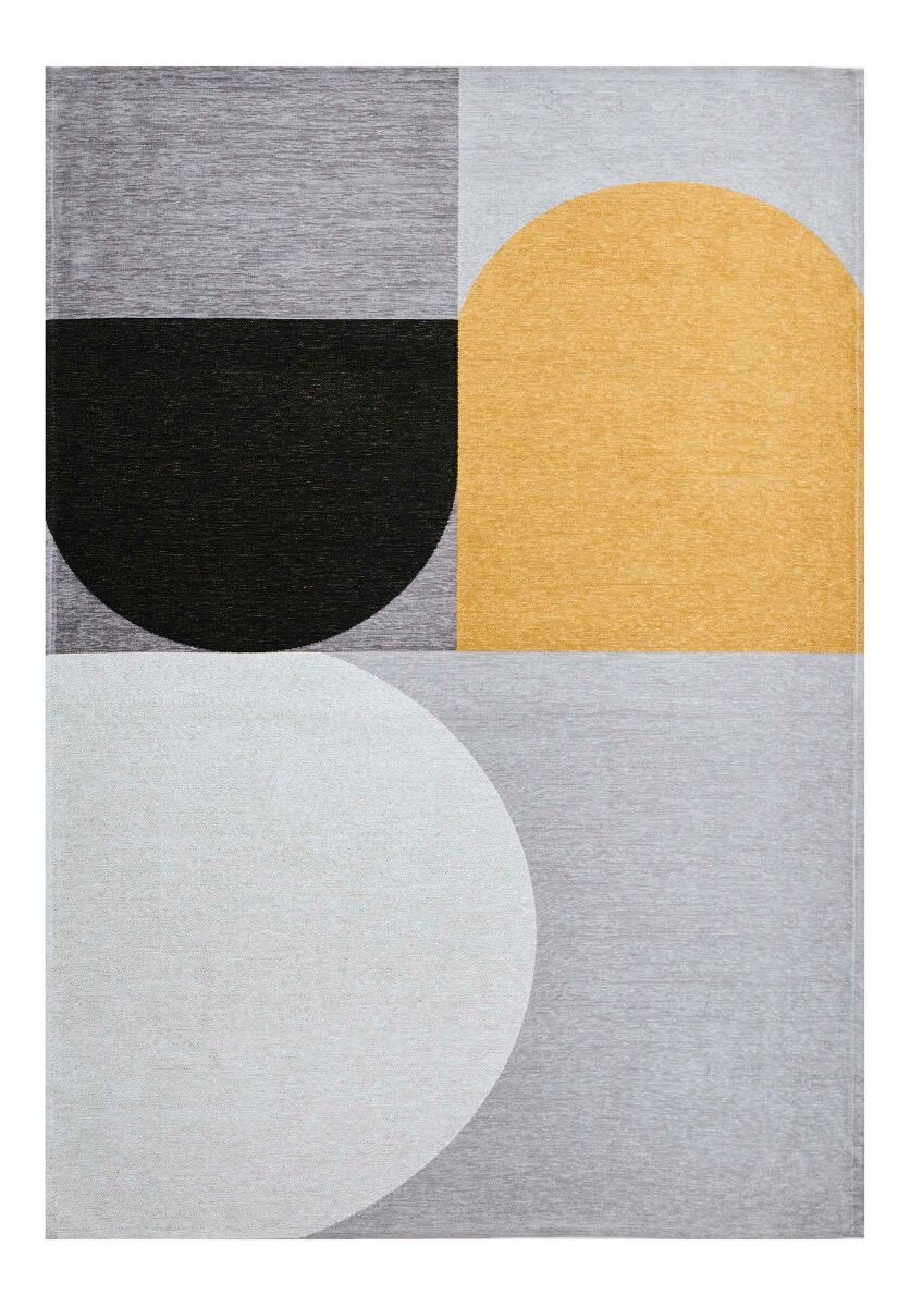 Silva Yellow Carpet Decor Easy-Clean Carpet