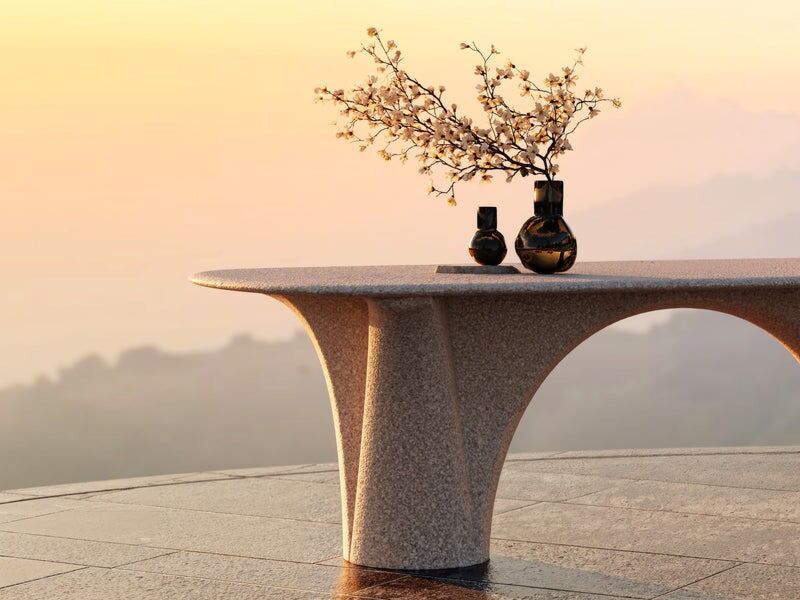 Savio Ash L Dining Table