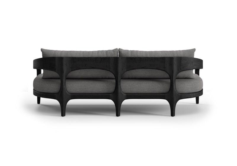 Whale-noche 3-seater sofa