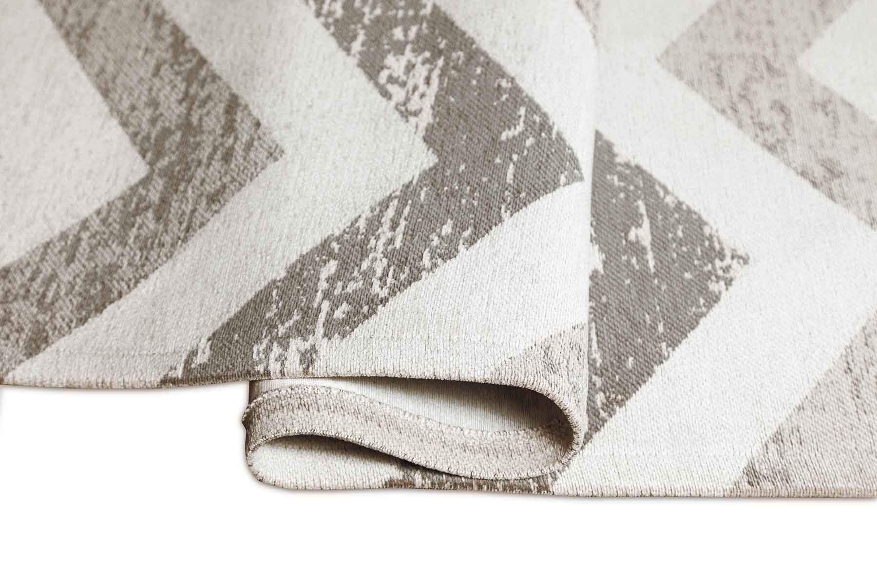 Easy-cleaning rug beige zigzag Vena