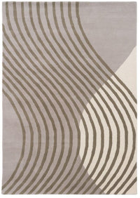 Wave hand-woven carpet
