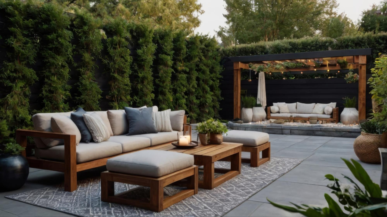 Strefa relaksu i wypoczynku w ogrodzie