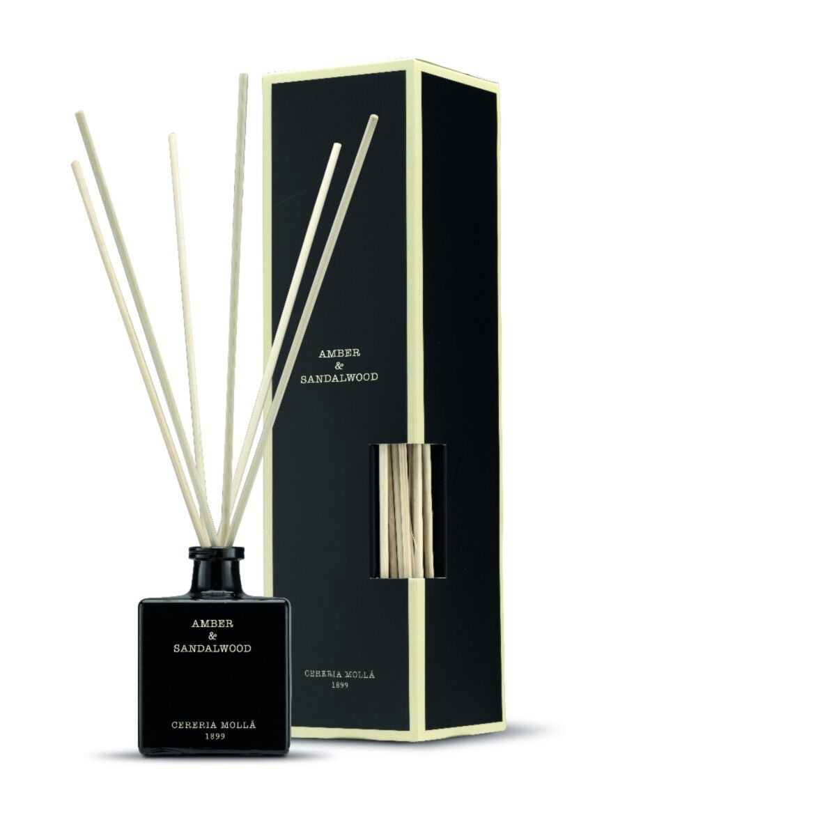DYFUZOR TRZCINOWY PREMIUM 100ml - Amber & Sandalwood