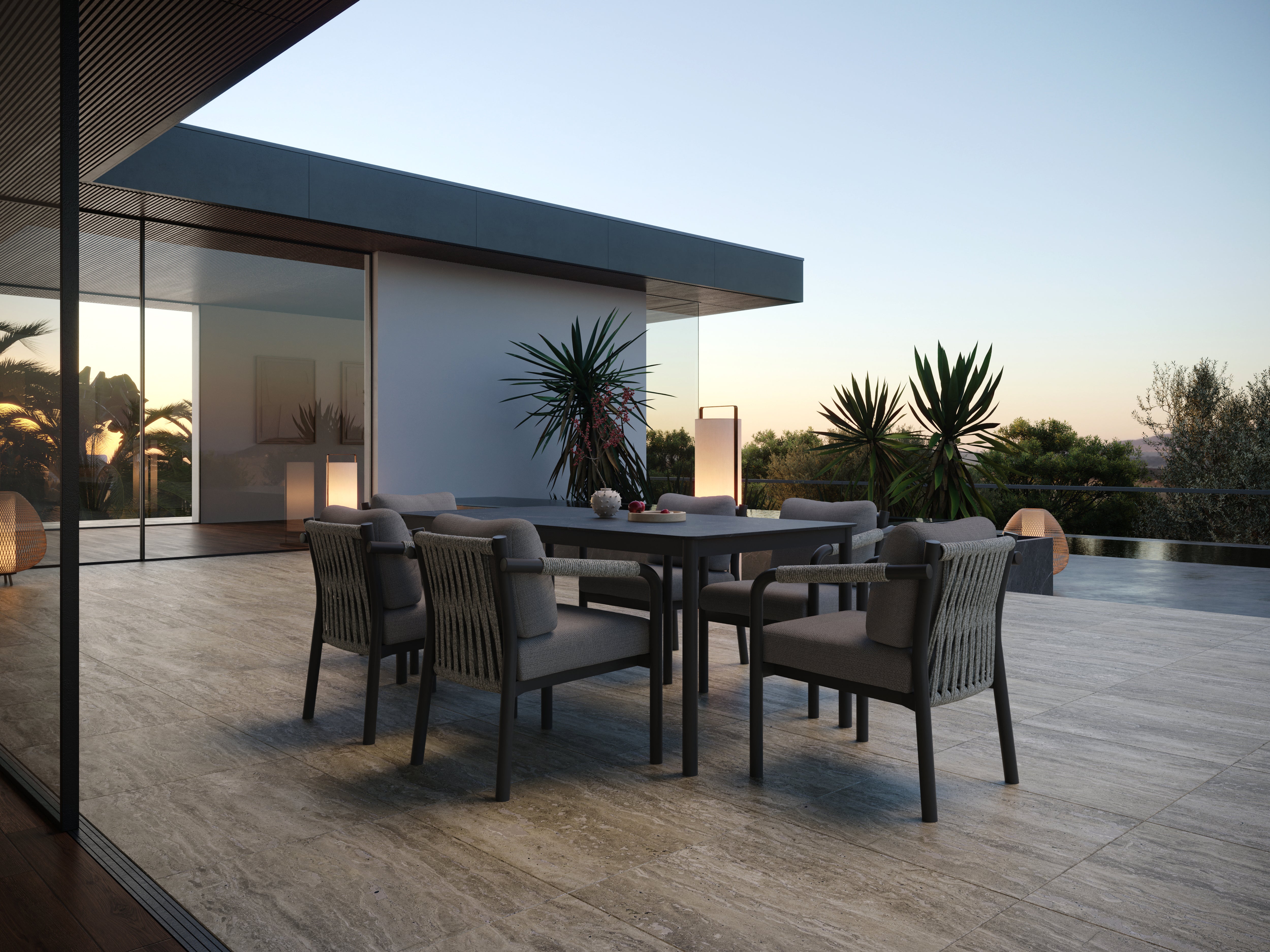 Krzesło outdoor LORVAIN-nightfall