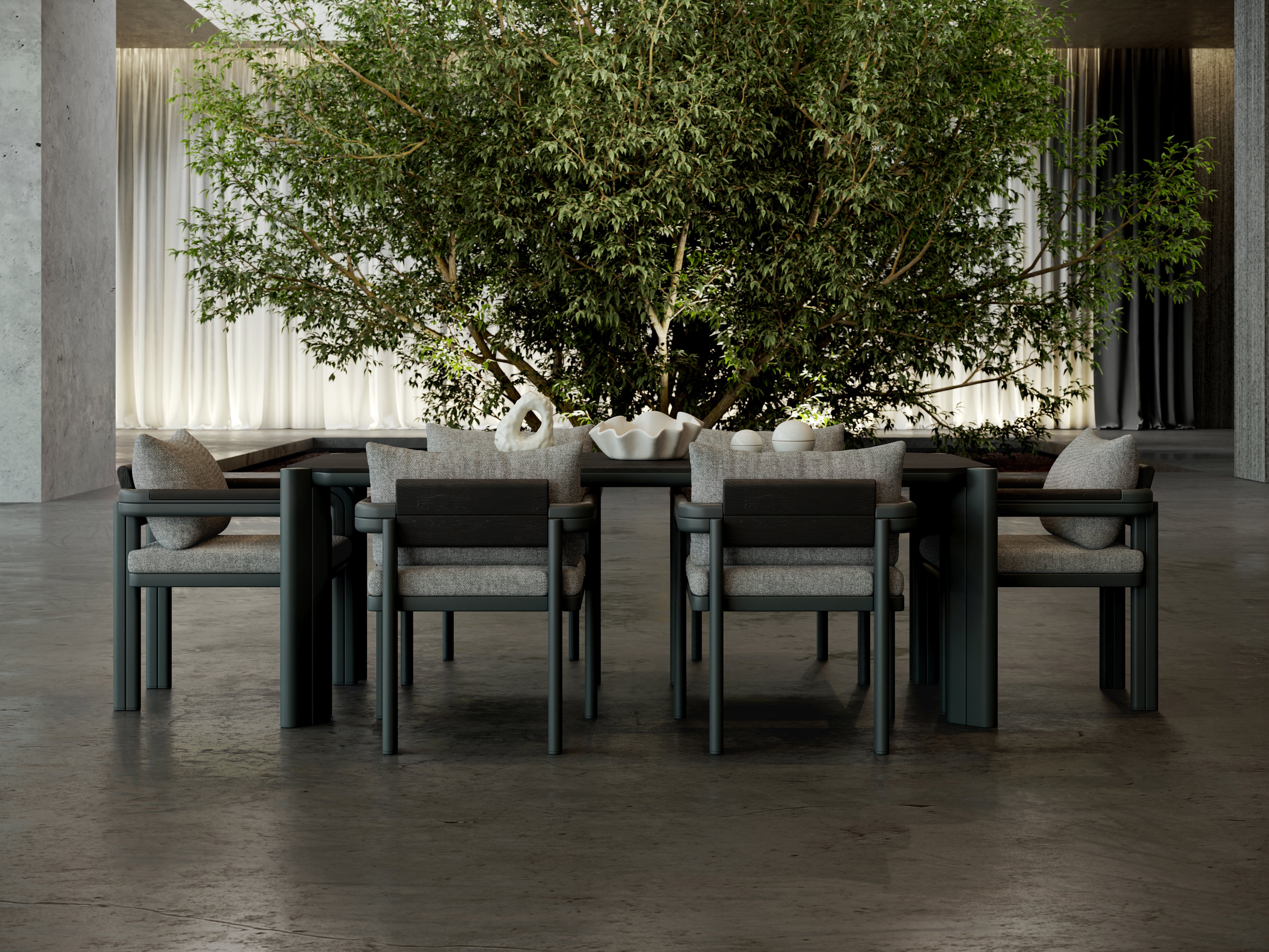 Zestaw jadalniany outdoor ALVO-fern