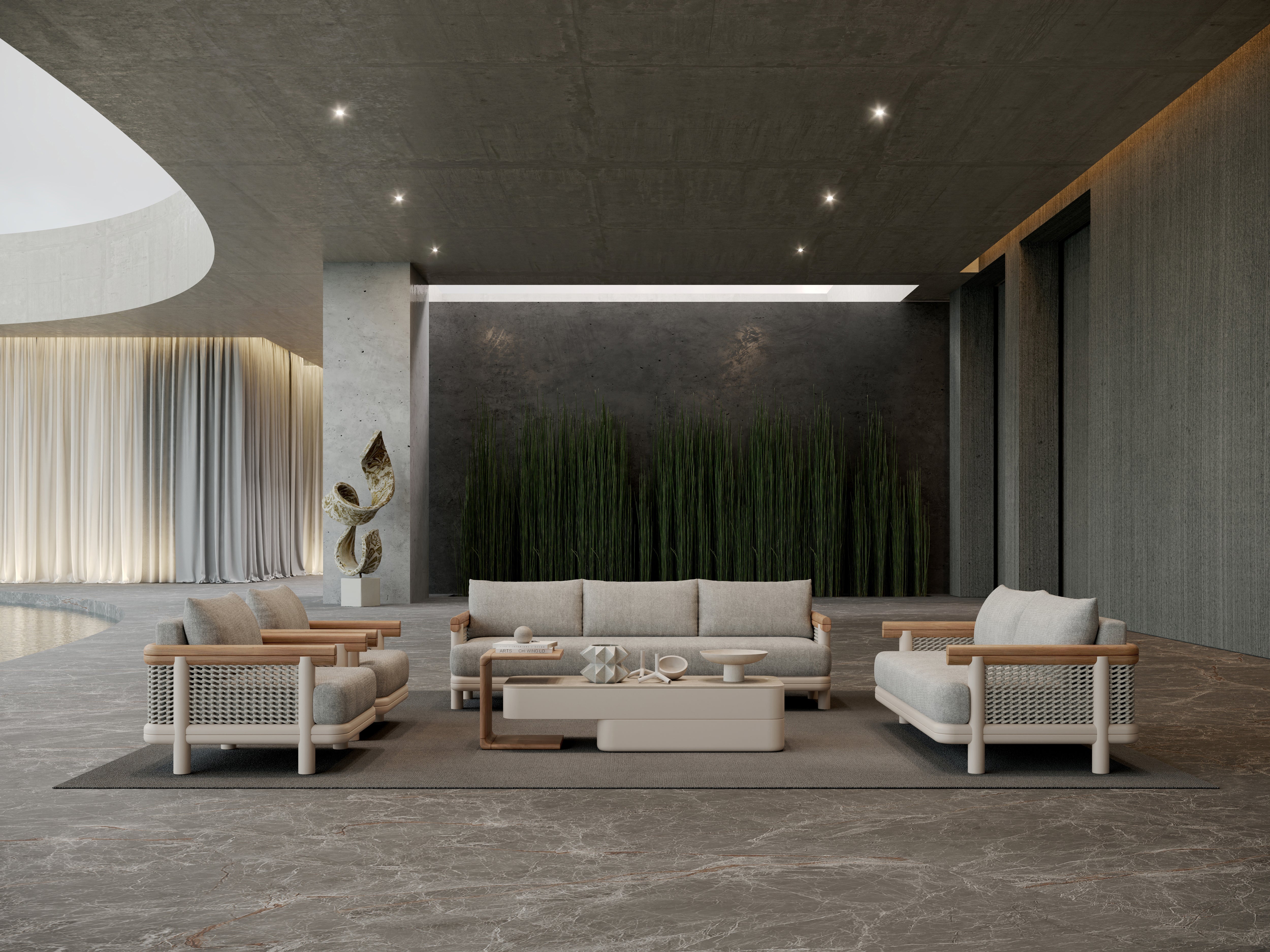 Stolik kawowy outdoor ALVO-bisque