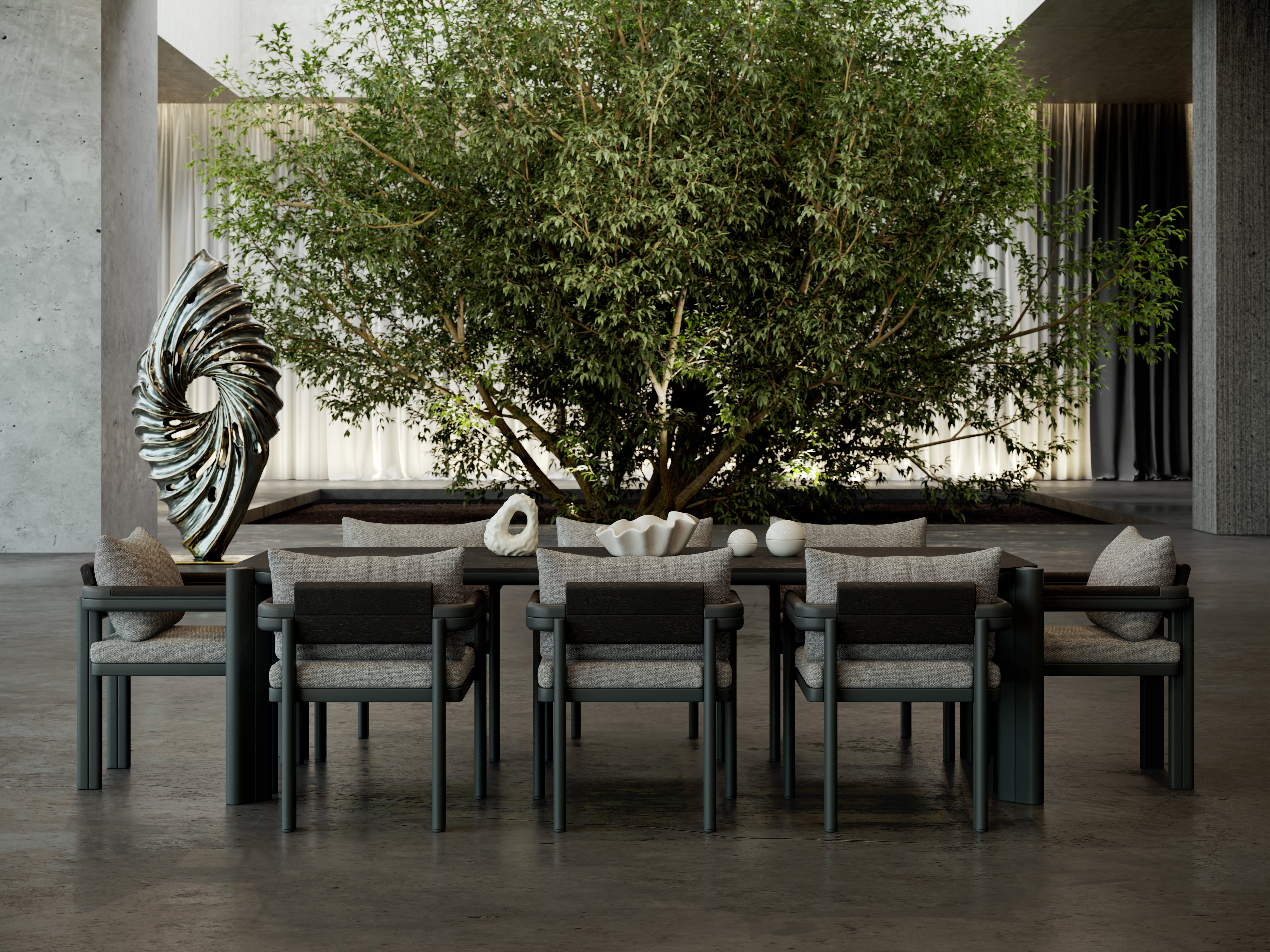 Stół jadalniany outdoor ALVO-fern 8-osobowy