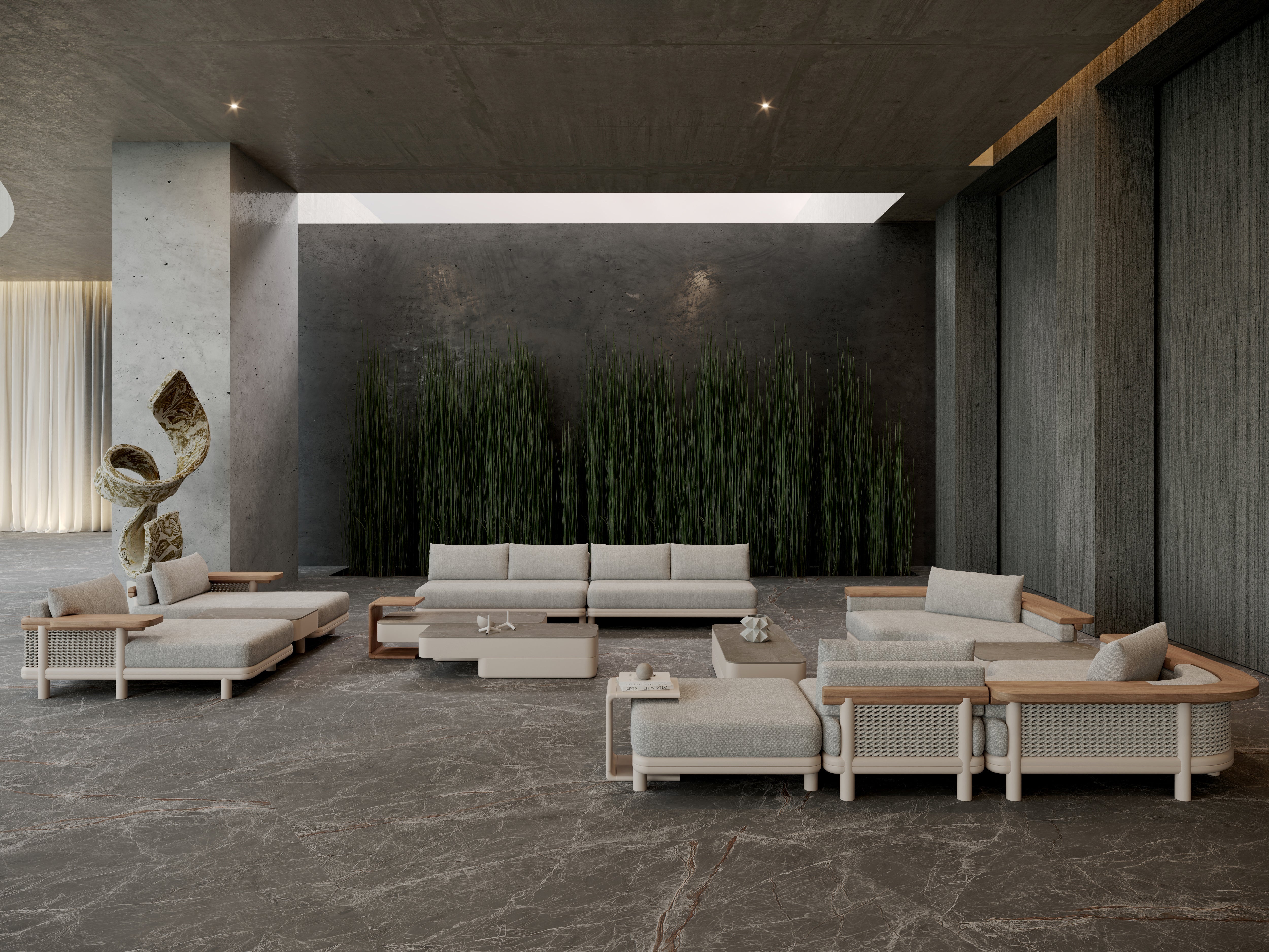 Pufa outdoor ALVO-bisque