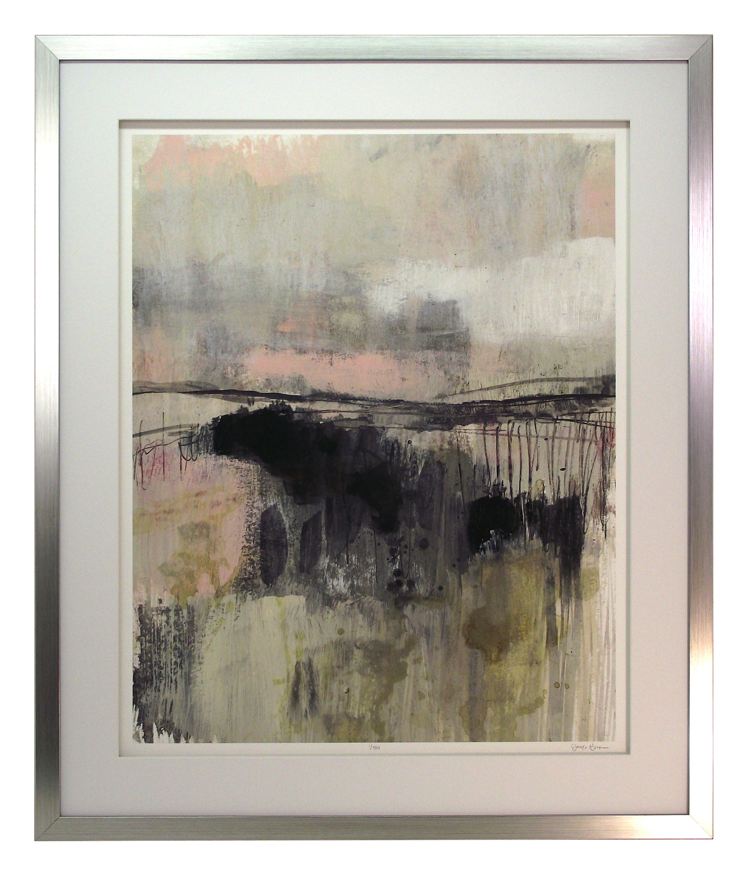 Blush Horizon I Painting