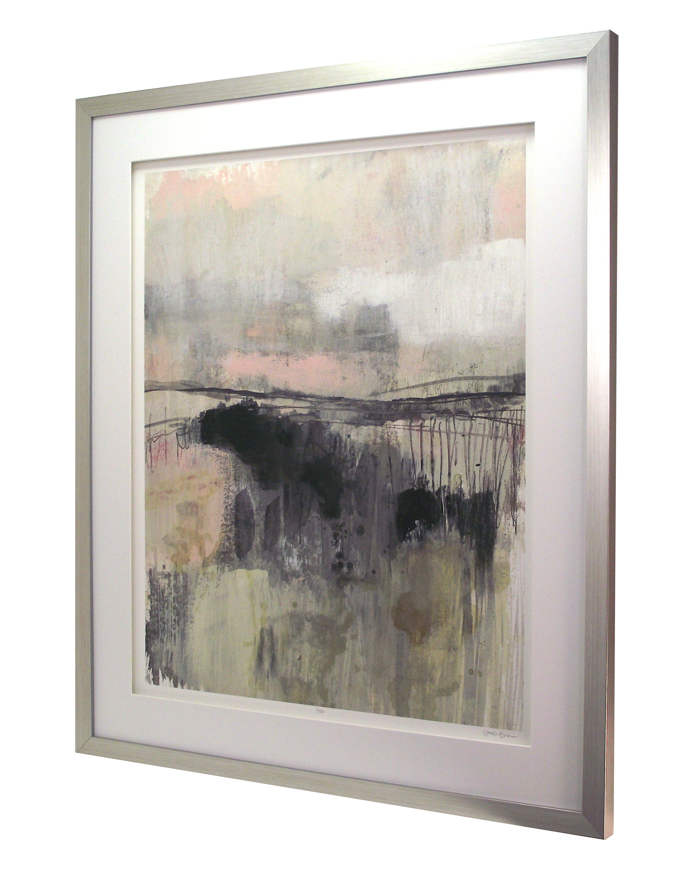 Blush Horizon I Painting