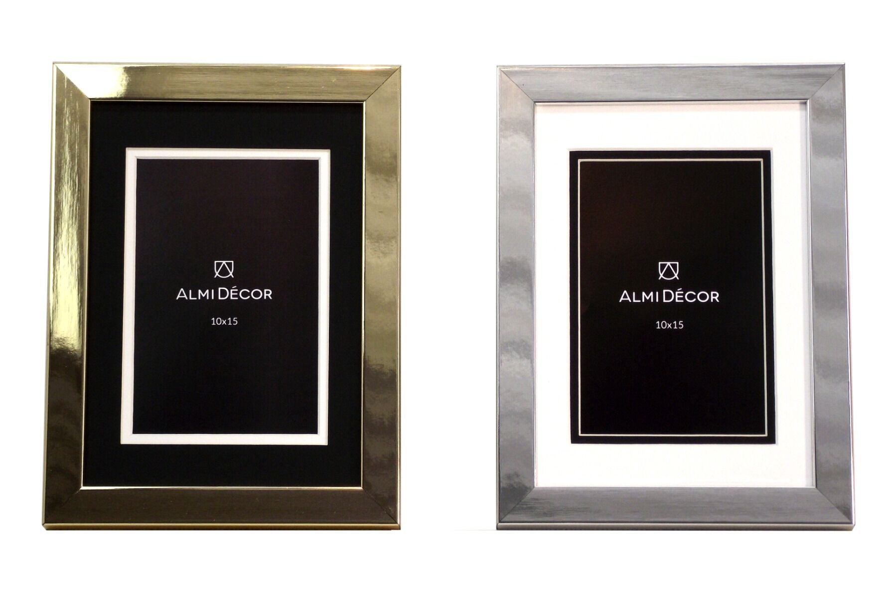 AlmiDecor frame 10x15 cm gold black passe-partout