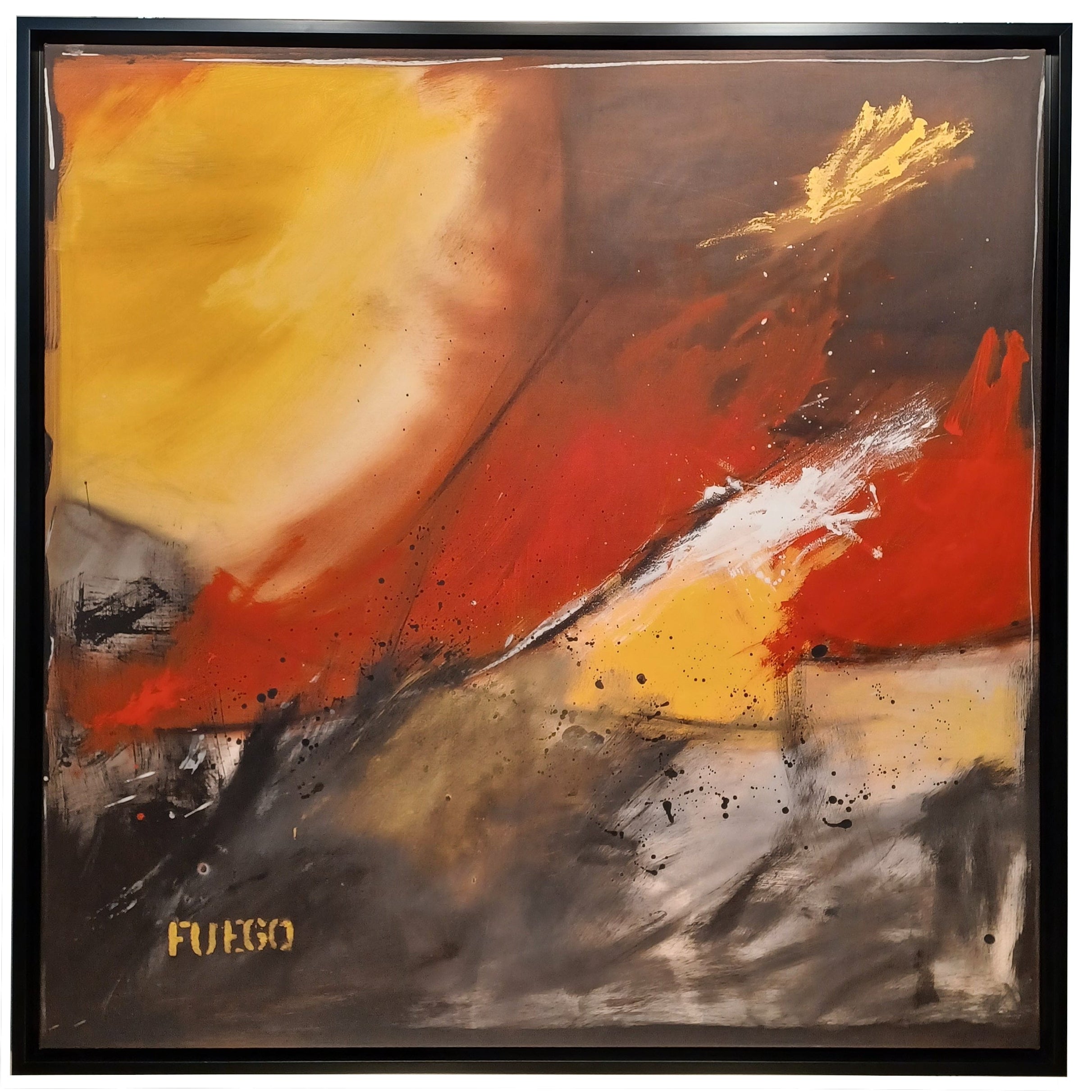 Fire II painting