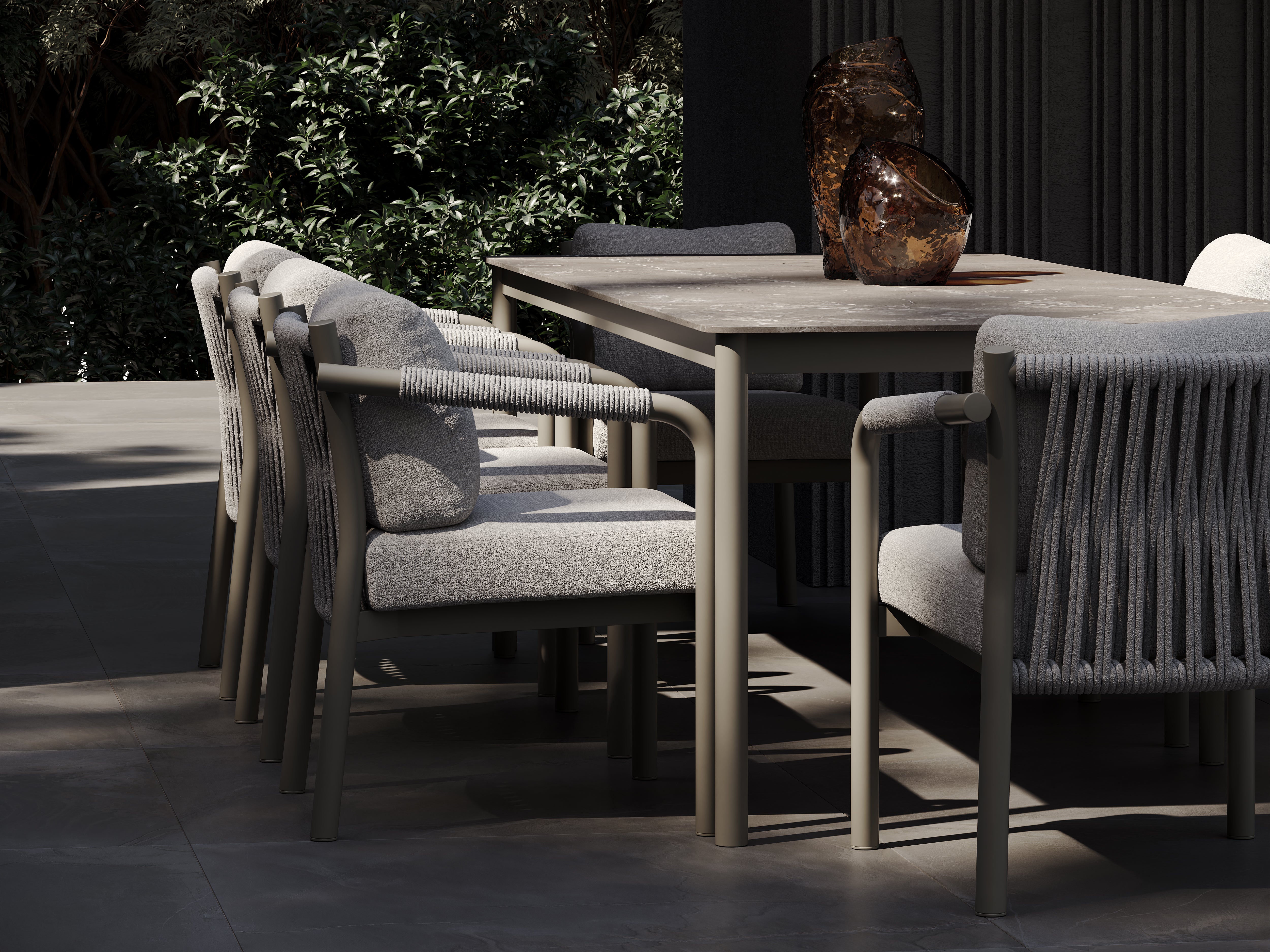 Krzesło outdoor LORVAIN-silver