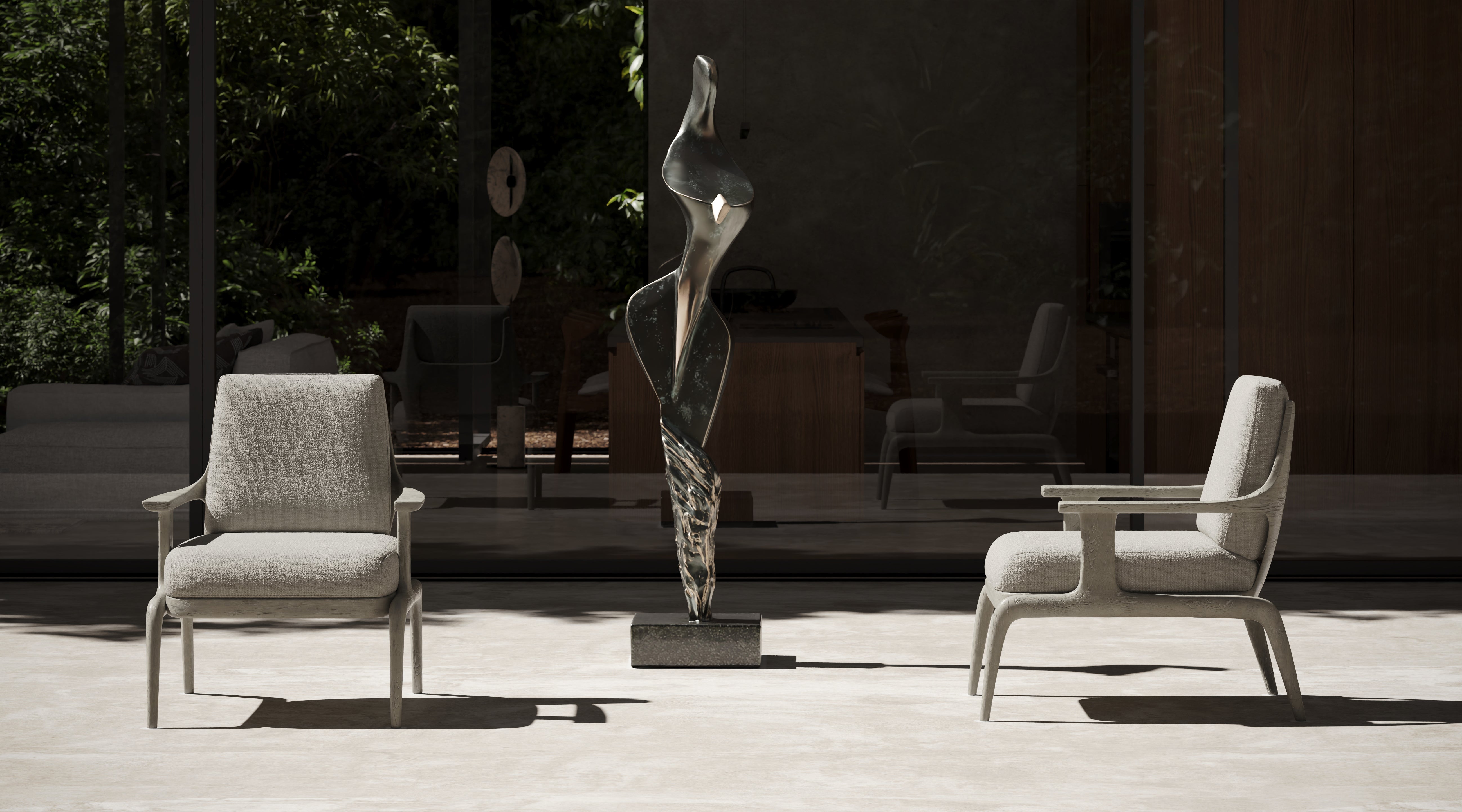 Fotel outdoor THARA-ash