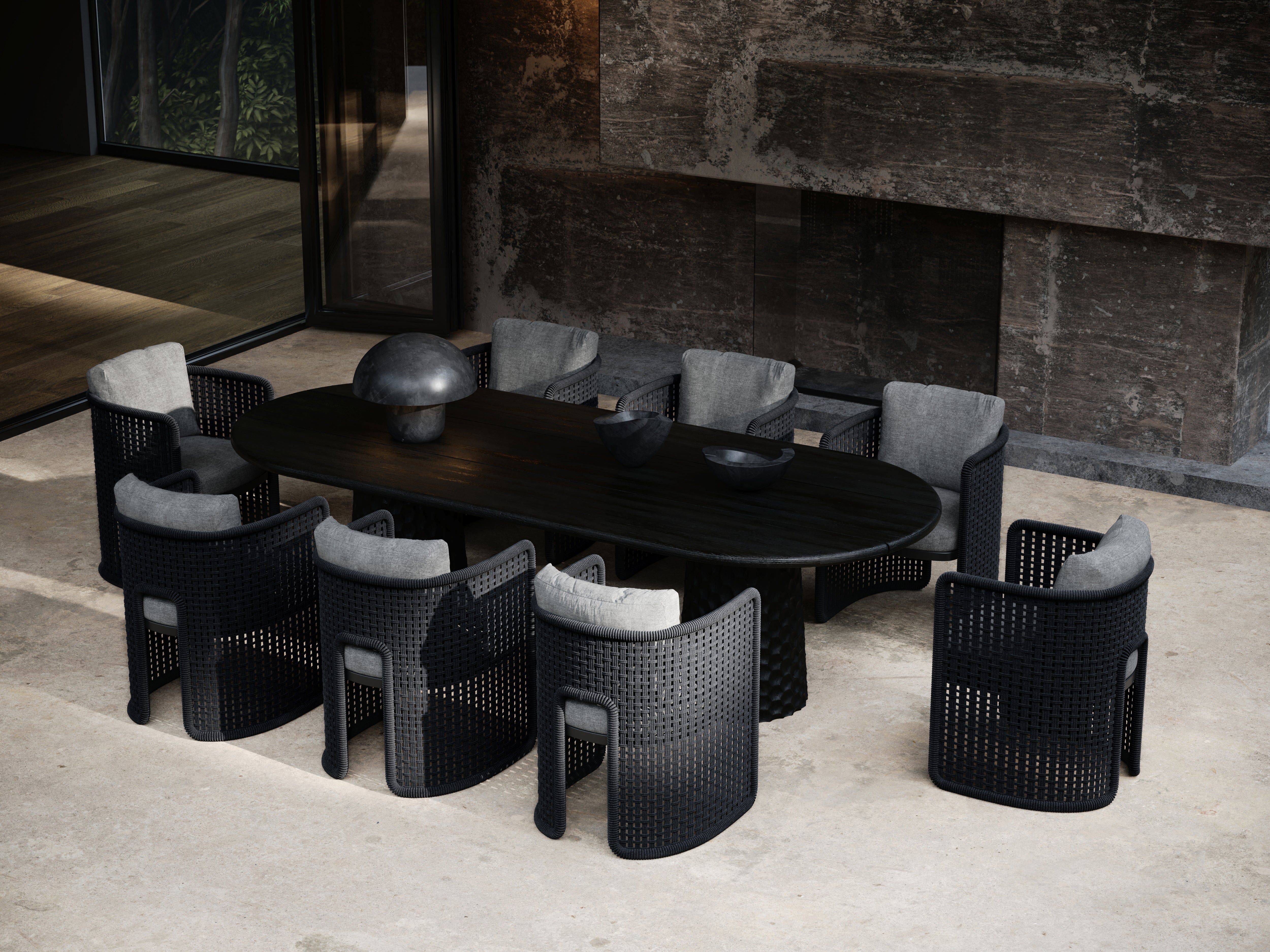 Zestaw jadalniany outdoor MIURA-nightfall XL