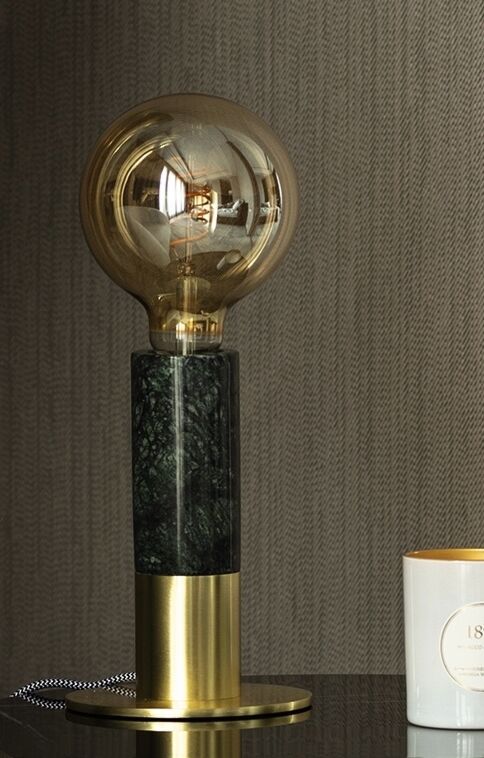 Metis desk lamp set with decorative bulb