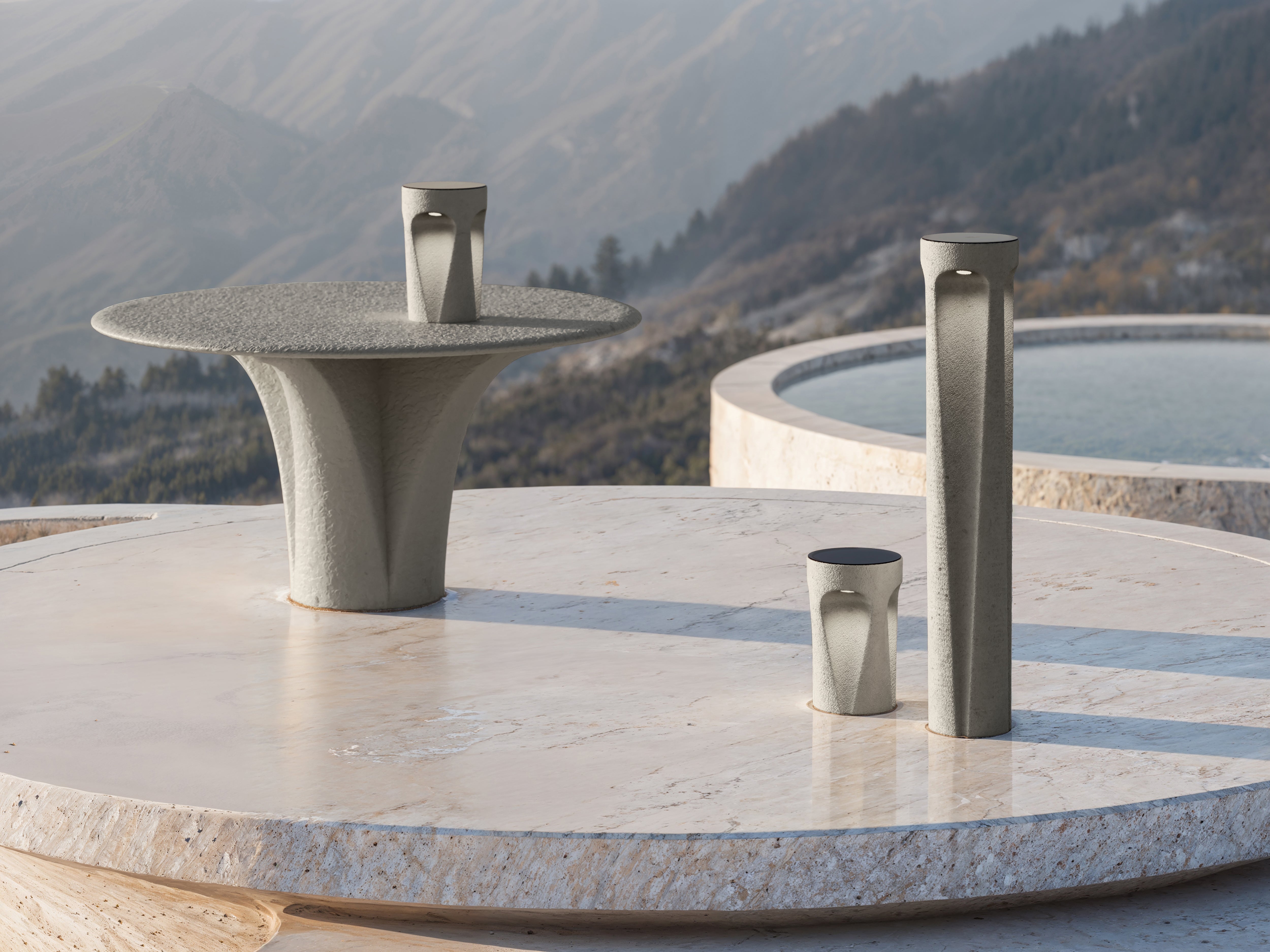 Lampa Outdoor Savio Ash L