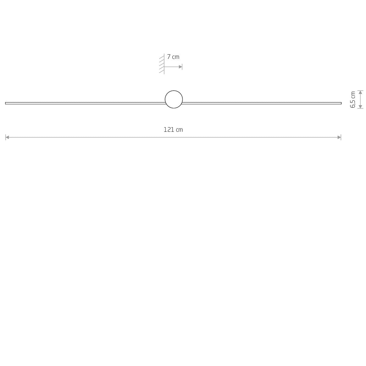 Pin Led L Wall Lamp