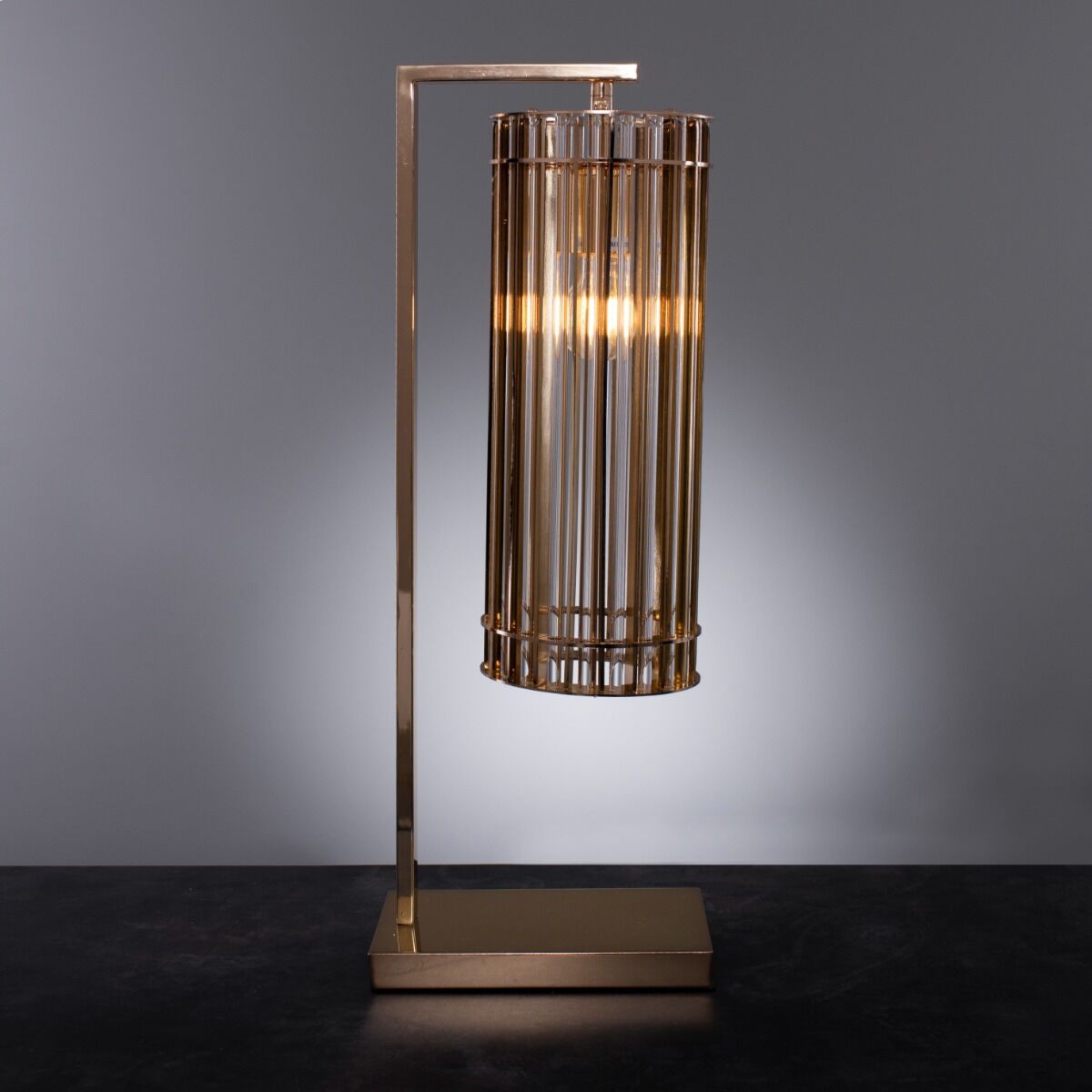 Lampa stołowa Galdo Gold - uszkodzona