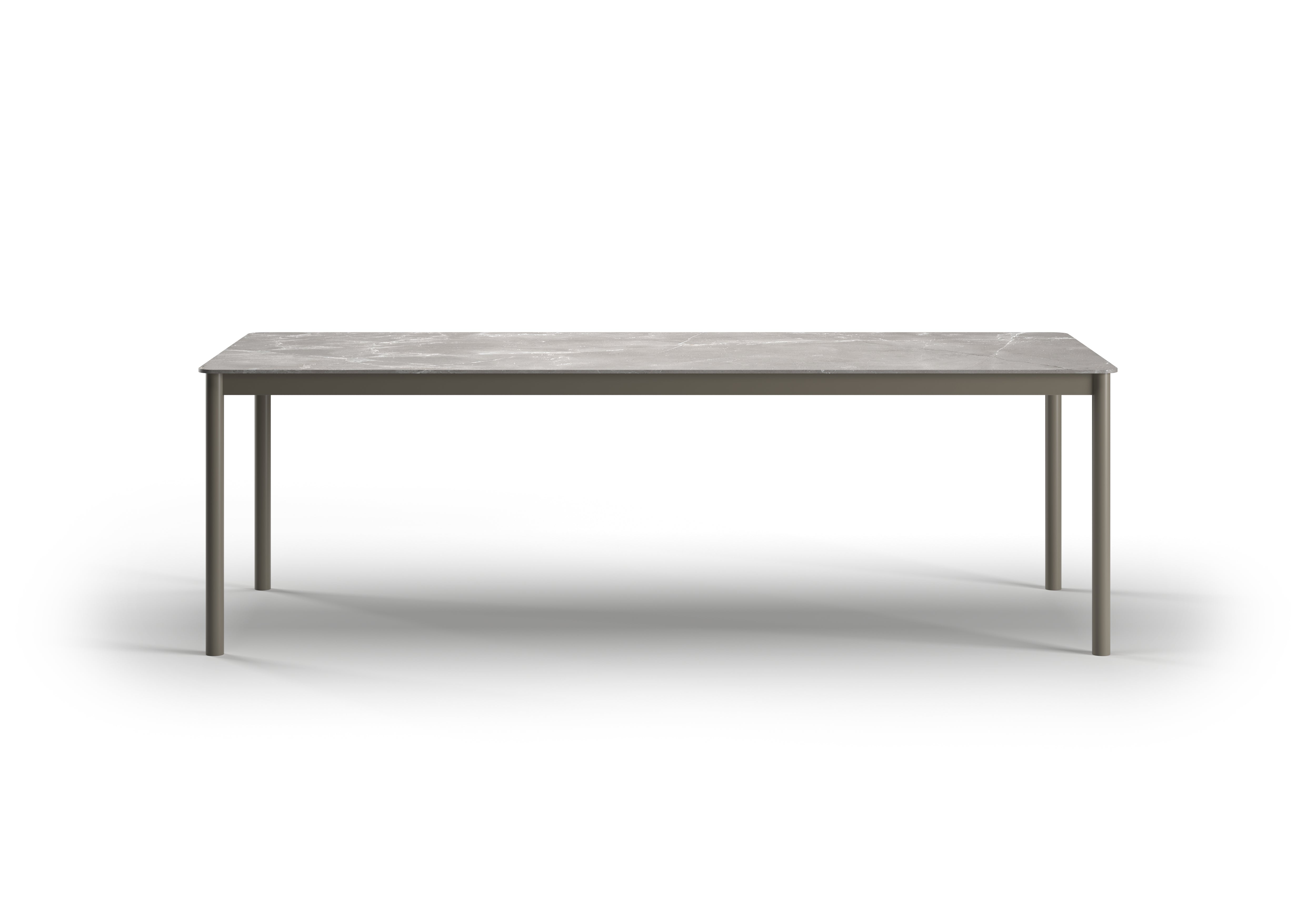 Stół jadalniany outdoor LORVAIN-silver 8-osobowy