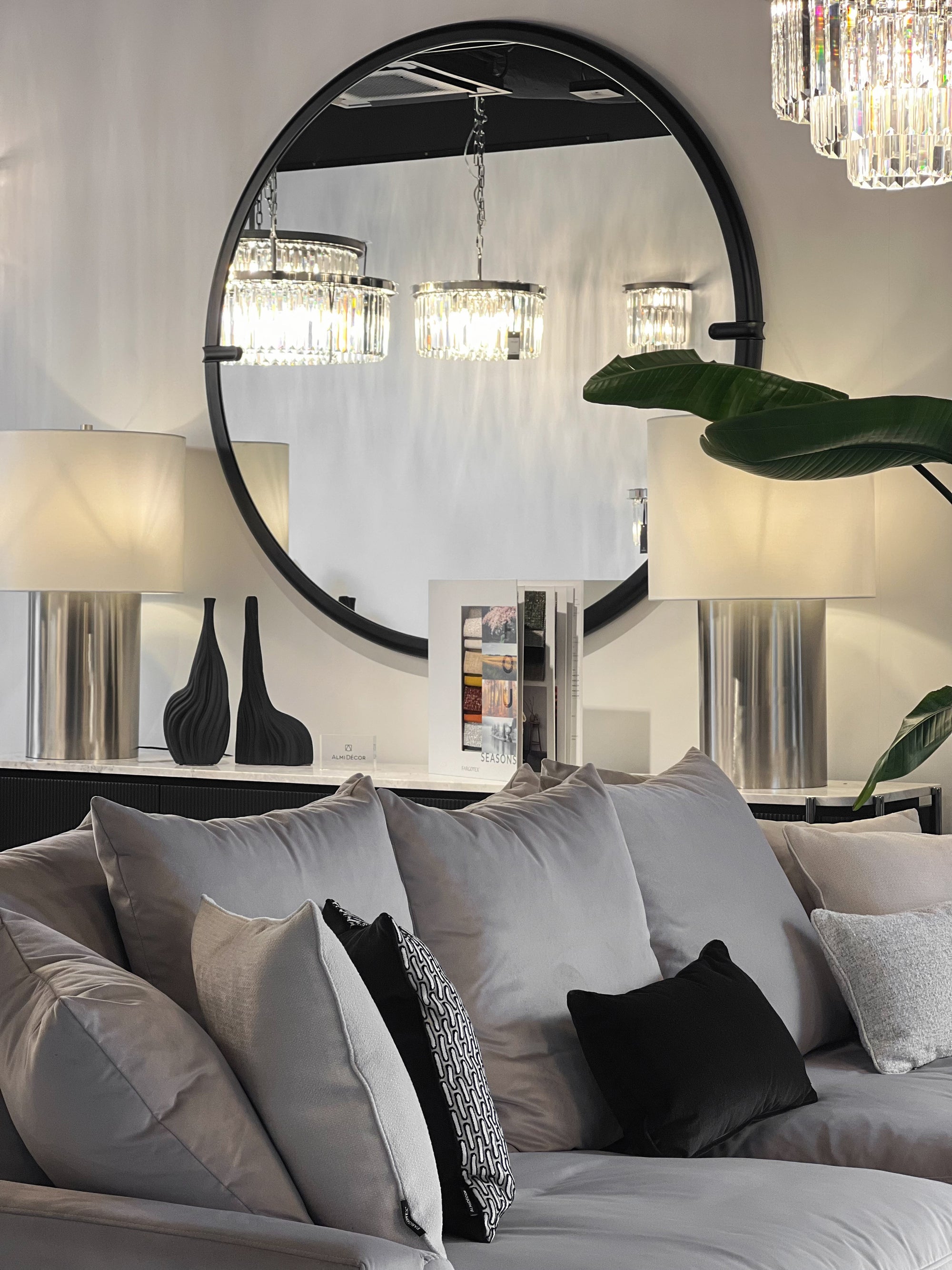Żyrandol Odeon I Silver
