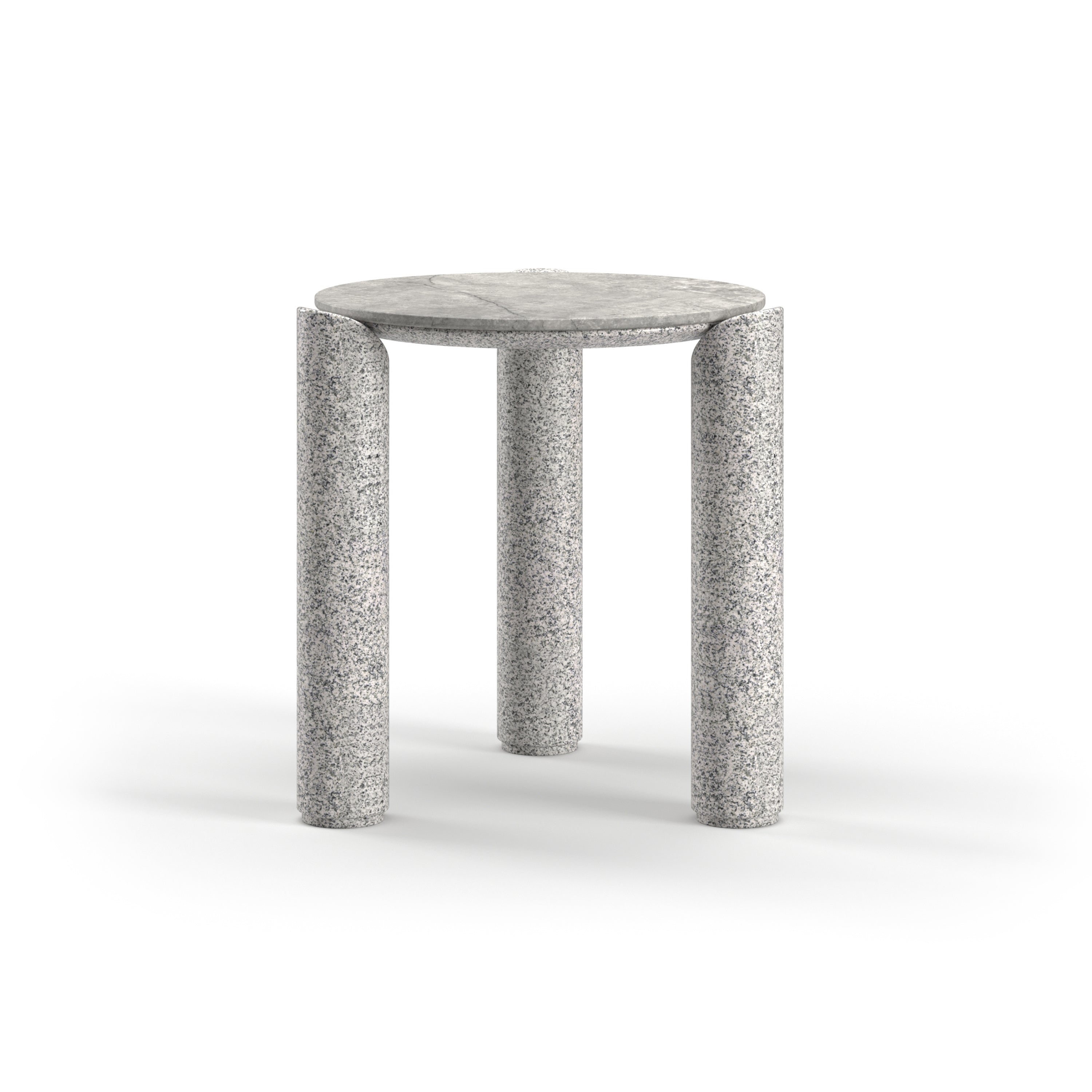 Stolik kawowy outdoor LORVAIN-silver S