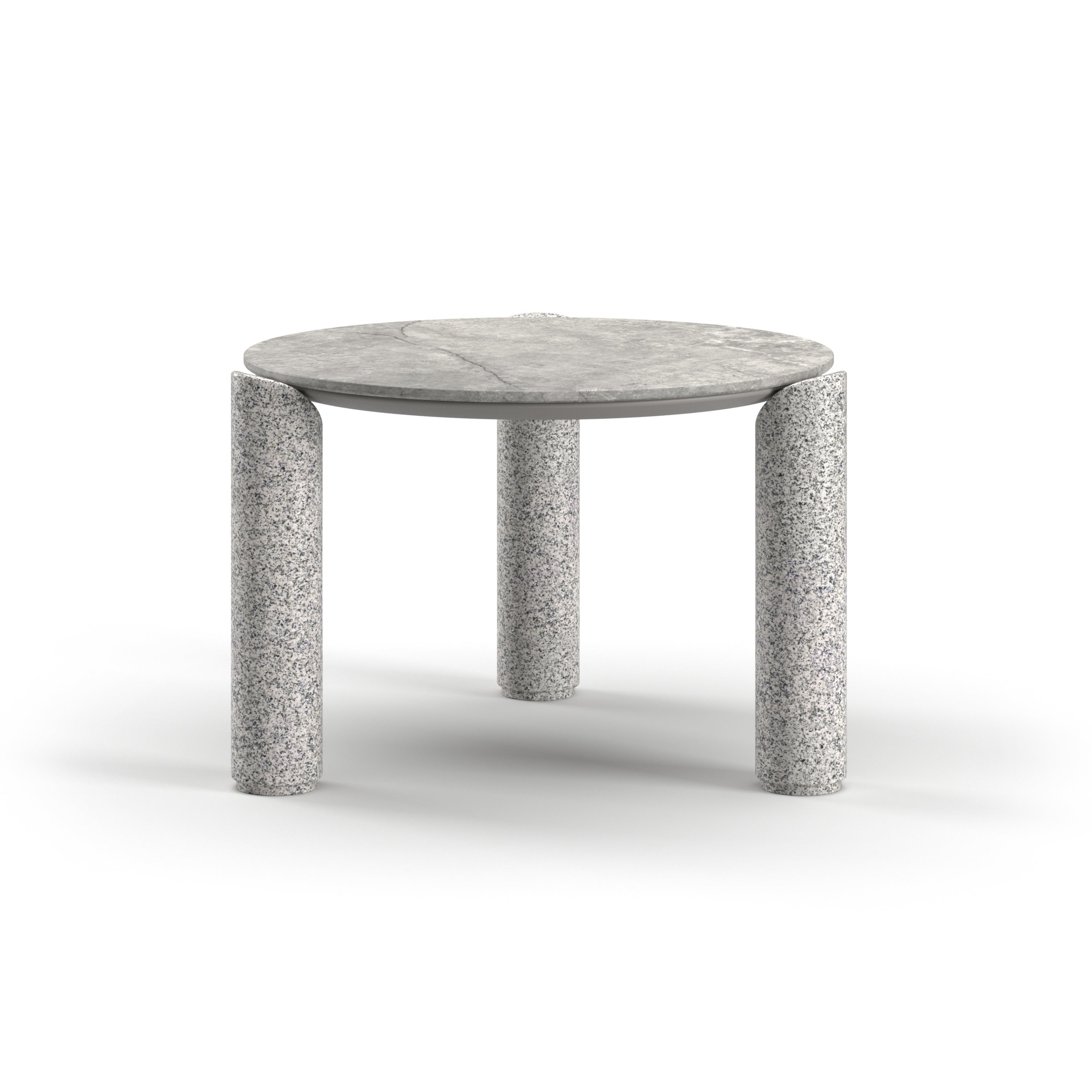 Stolik kawowy outdoor LORVAIN-silver M