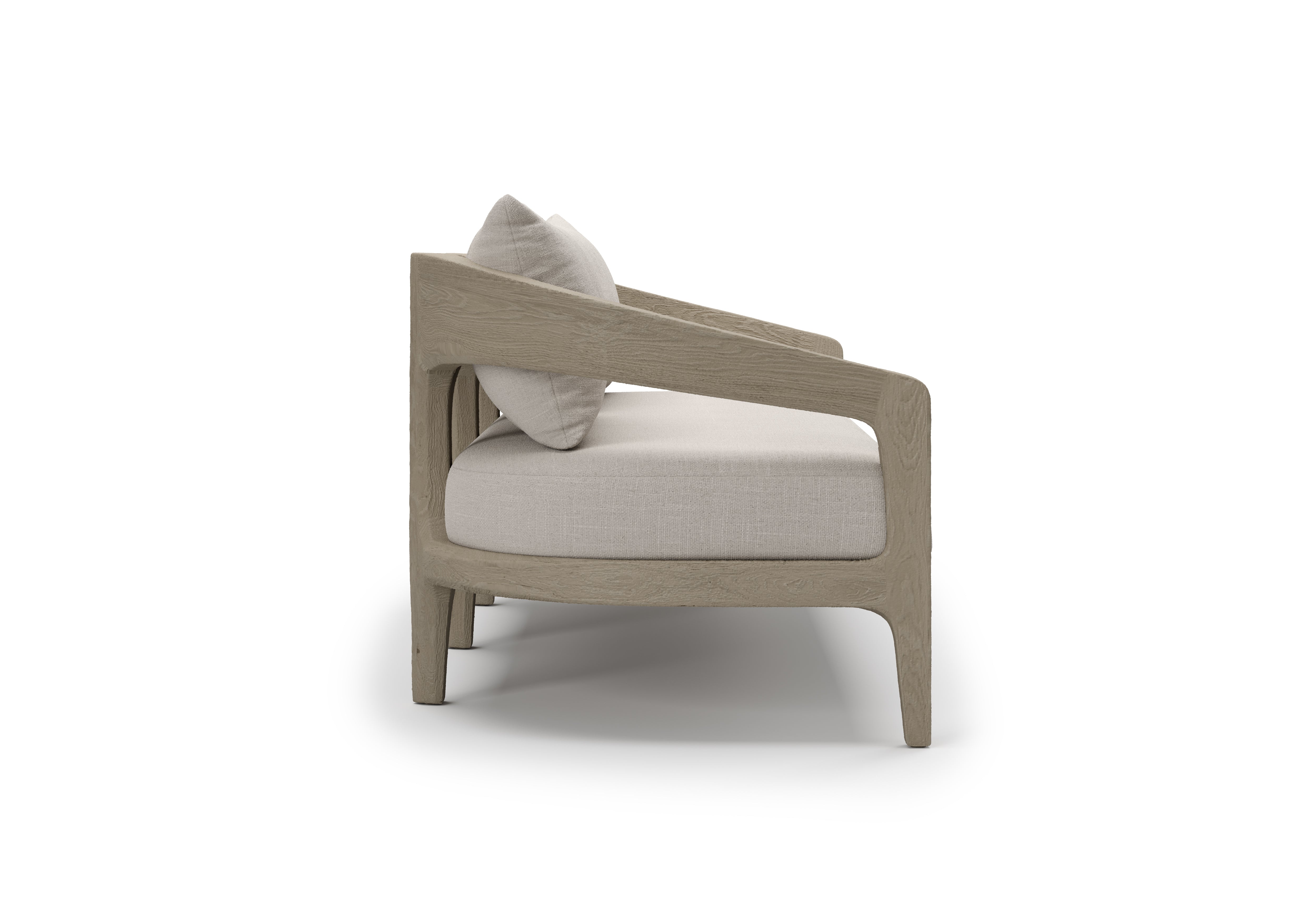 Sofa outdoor Whale - ash 3-osobowa