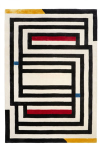 Dywan Maze Black