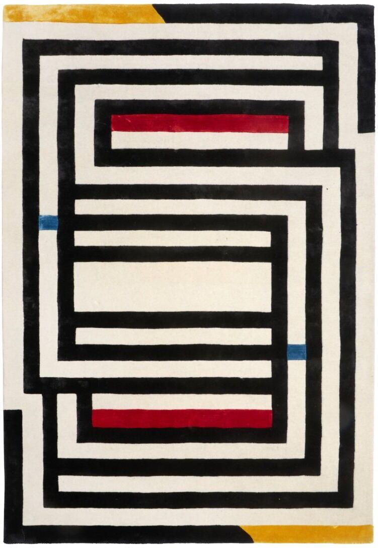 Dywan Maze Black