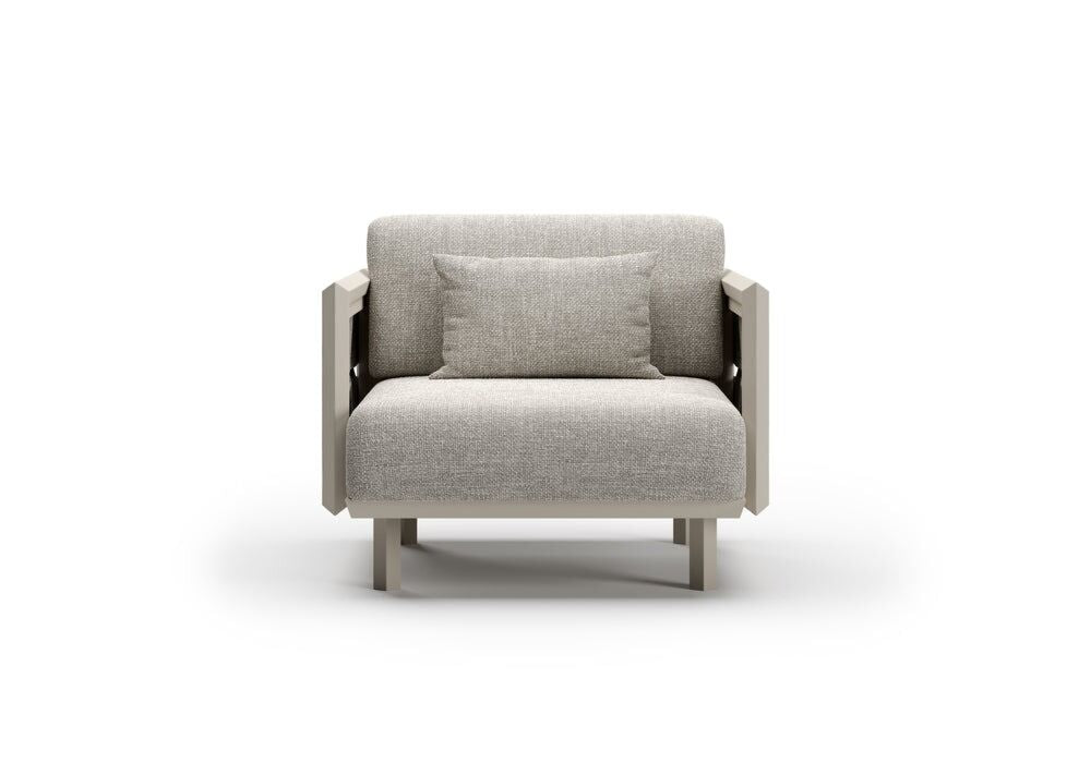 Eclat armchair - bisque
