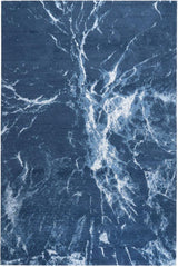 blue, white