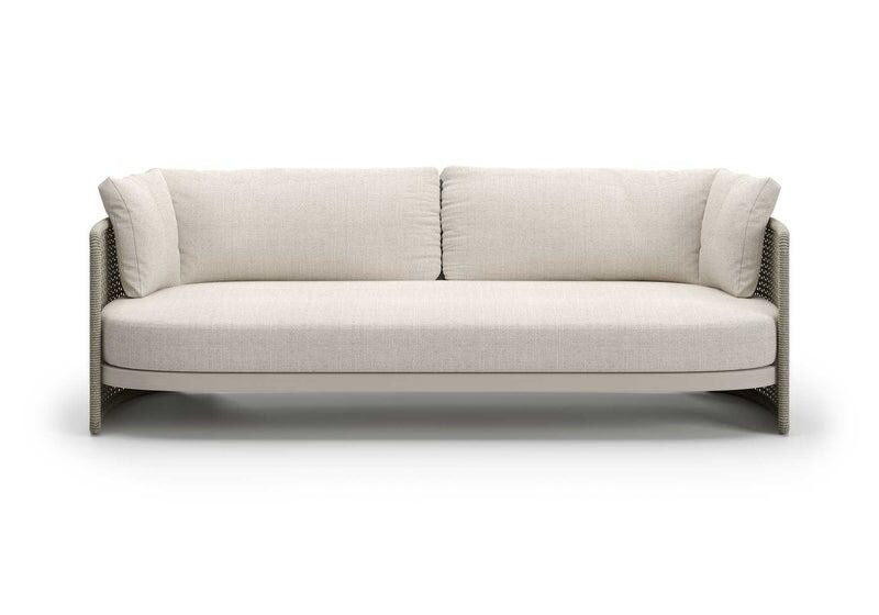 Miura-bisque 3-seater sofa 