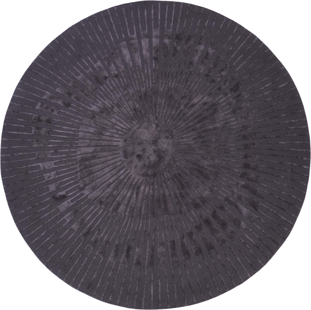 Dywan Radius Dark Gray Round