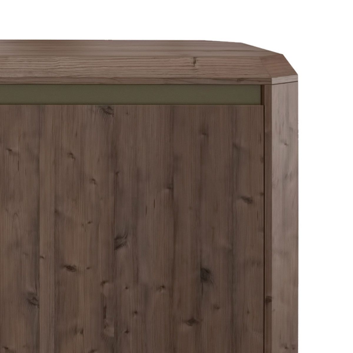 Komoda dębowa Emerald na wysokich nogach