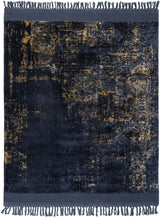 navy blue with shades of yellow