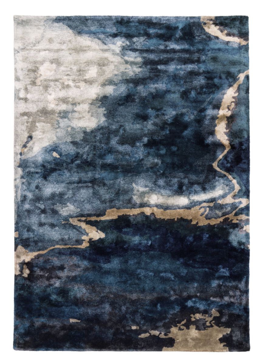 Dywan ręcznie tkany Escape Blue