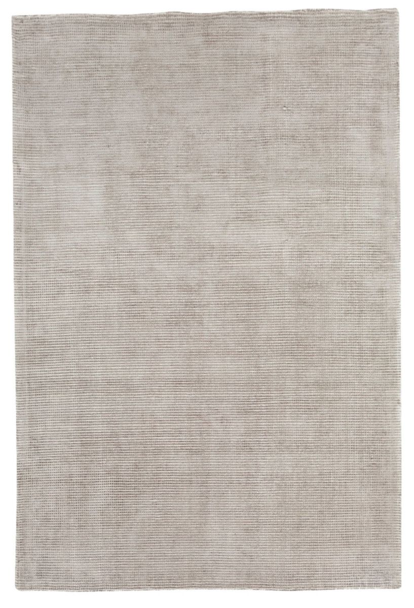 Hand-woven rug beige modern Ivette