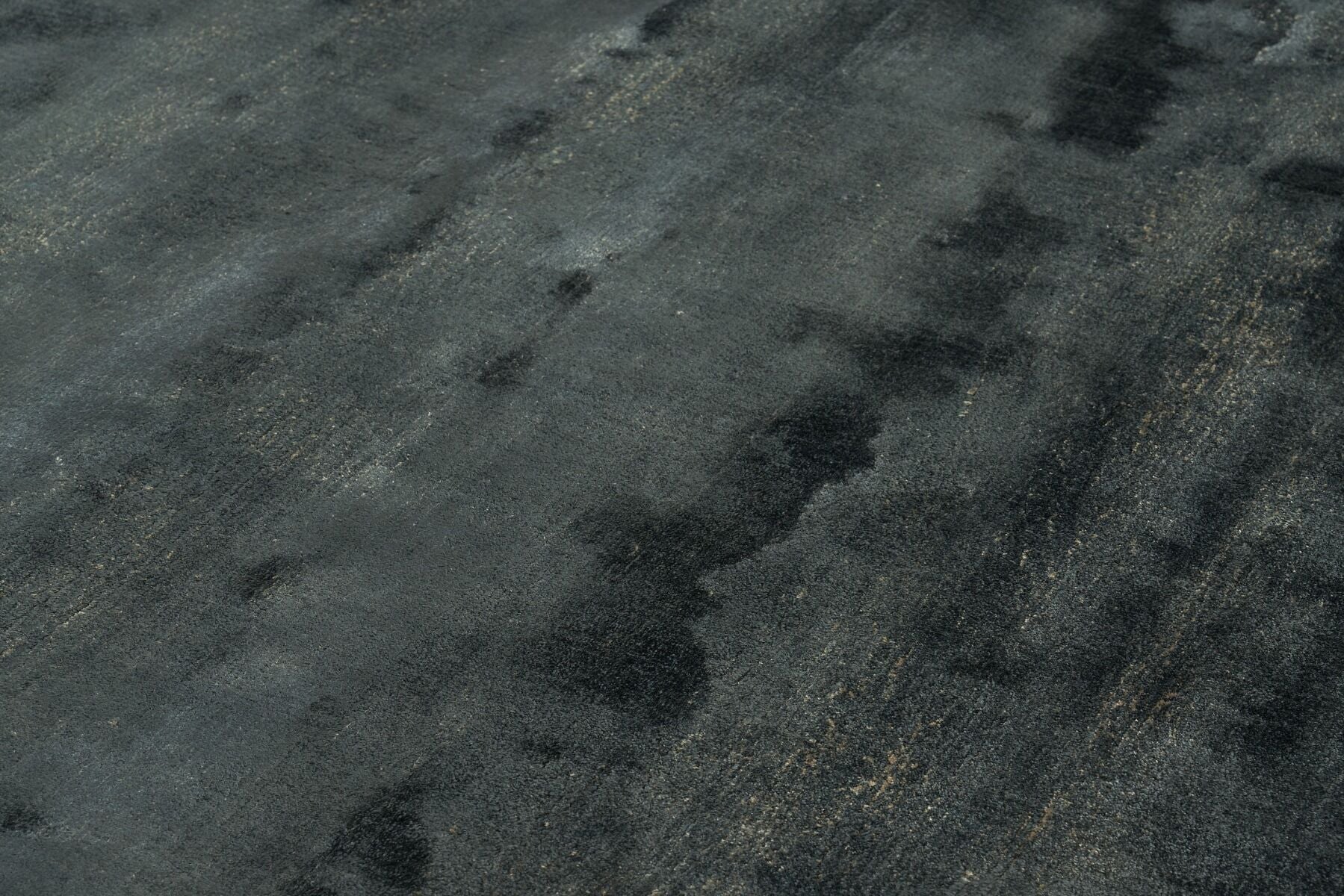 Dywan ręcznie tkany Plain Dark Blue