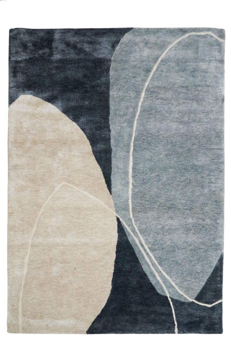 Hand-woven Glacier rug