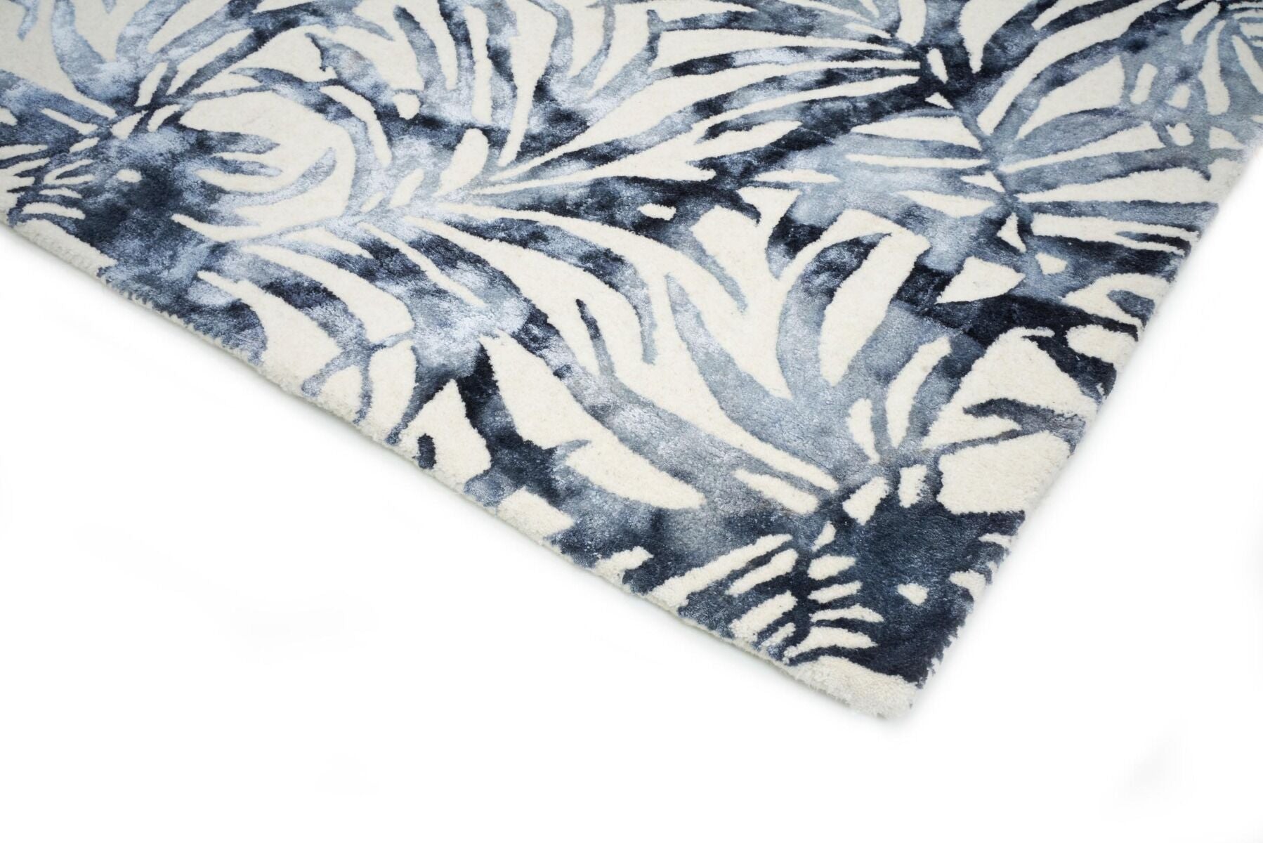 Botanica Blue Hand-Knotted Rug