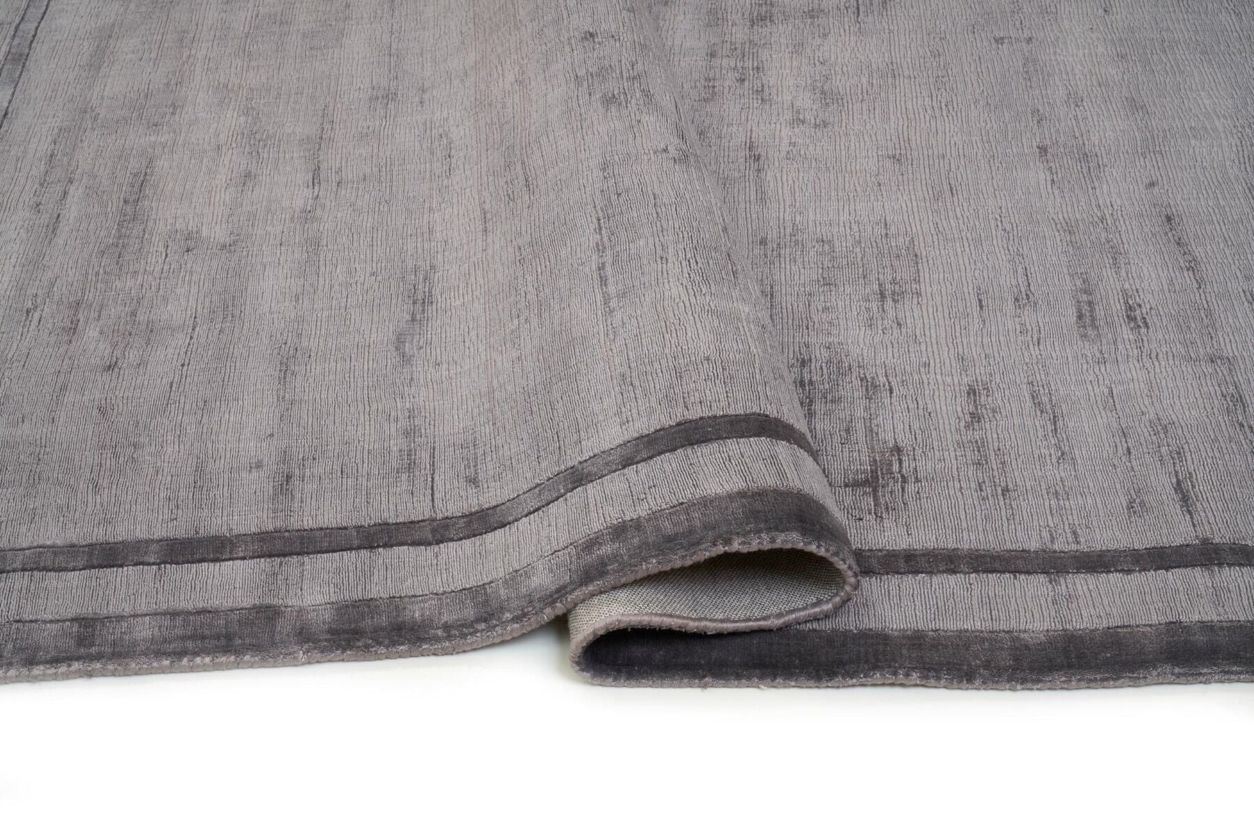 Dywan ręcznie tkany Frame Steel Grey