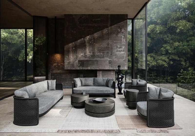 Coffee table Miura-nightfall L 