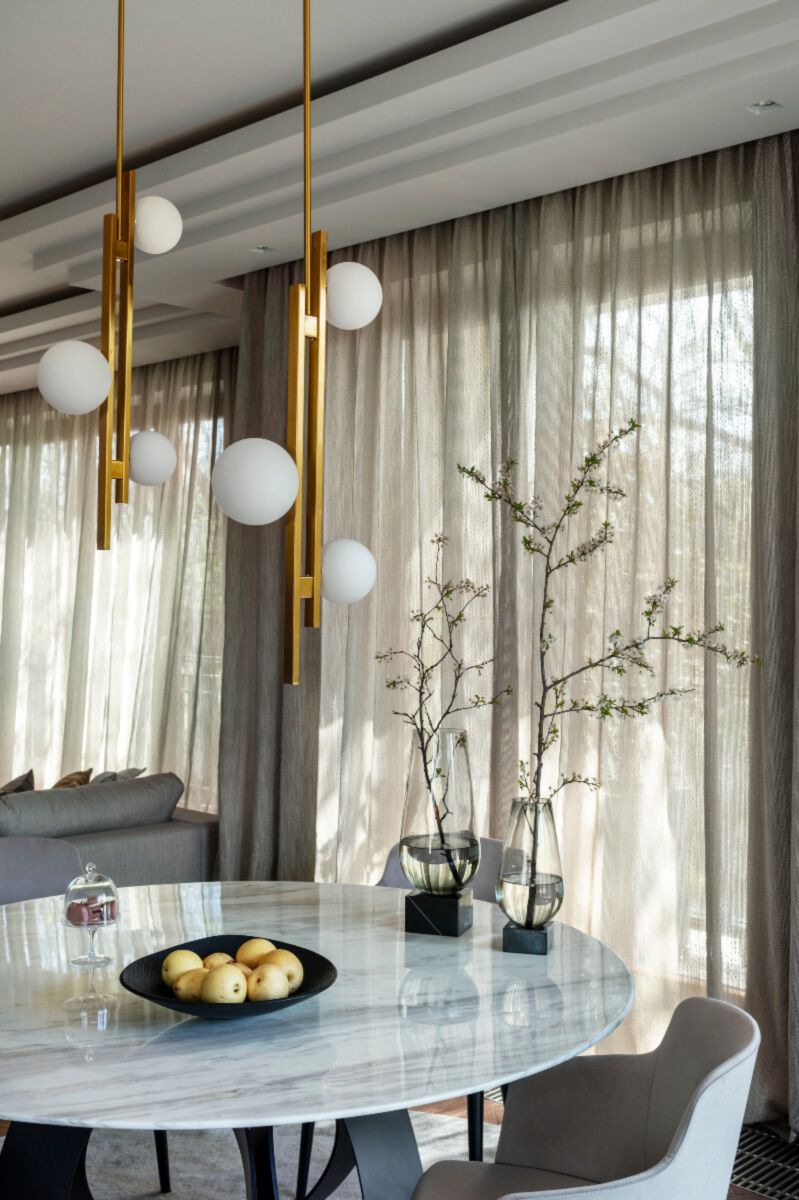 Lampa wisząca Iseo Złota