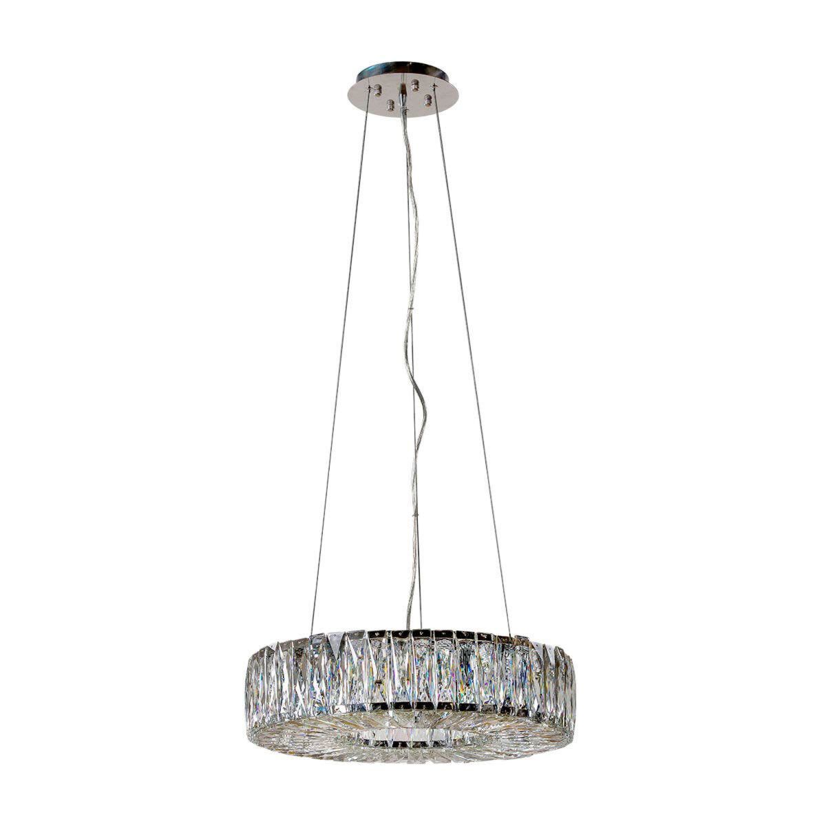 Żyrandol Alessia Silver - elegancka lampa do salonu.