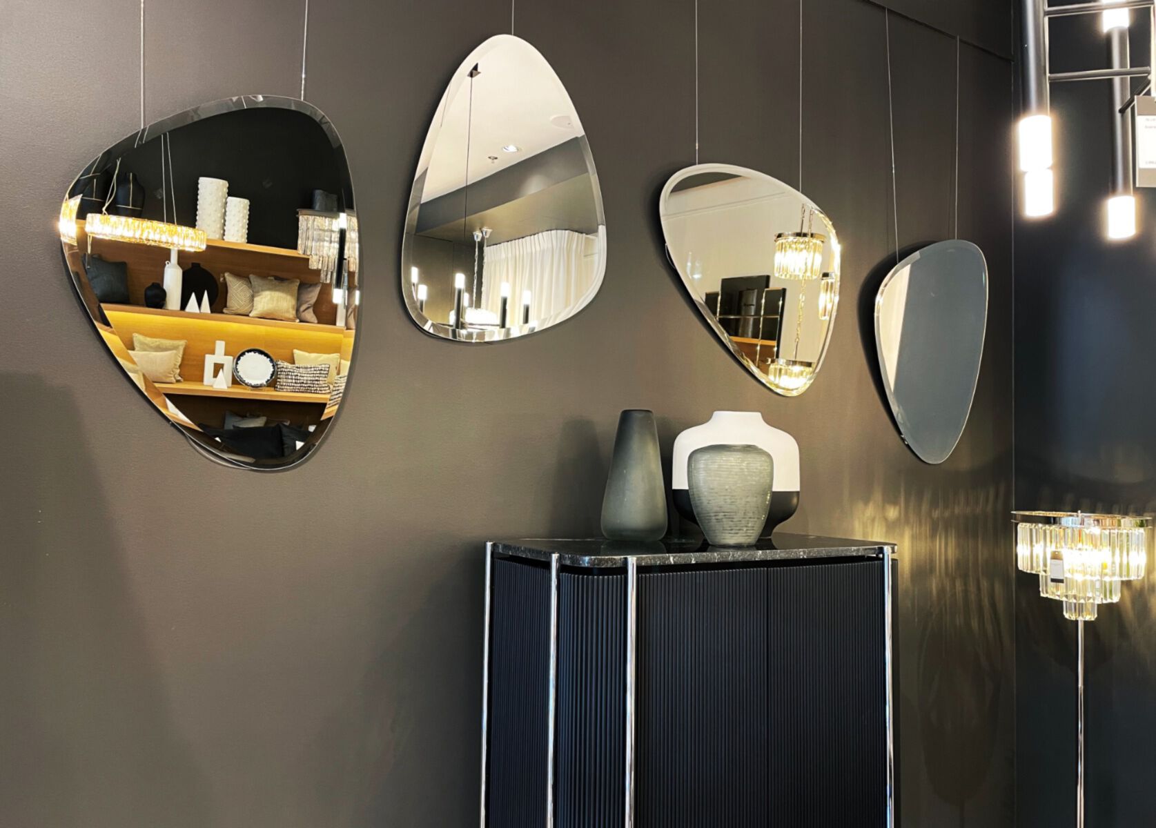 AlmiDecor I Graphite Mirror