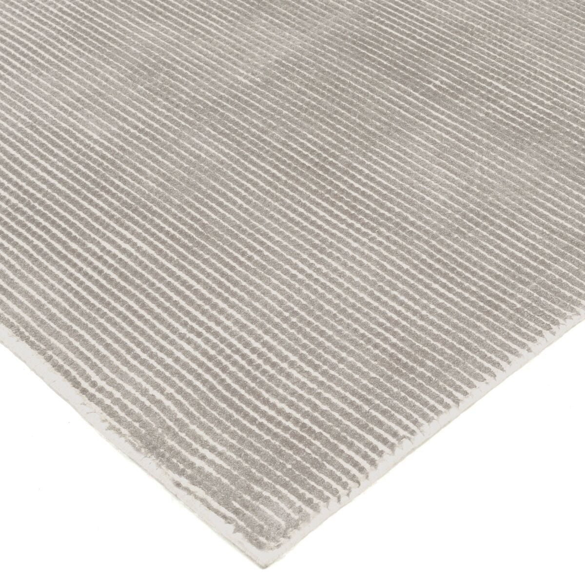 Hand-woven rug beige modern Ivette