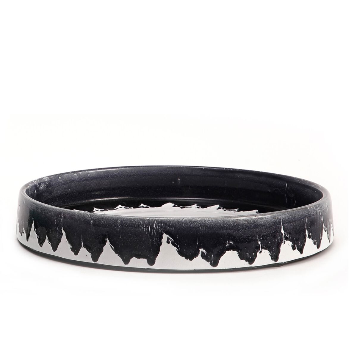 Arte Black Decorative Plate